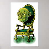  Tovenaar van Oz, Grumpy Wizard Emerald Throne Poster (Voorkant)