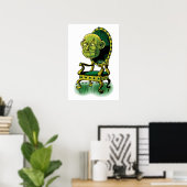 Tovenaar van Oz, Grumpy Wizard Emerald Throne Poster (Thuiskantoor)