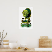 Tovenaar van Oz, Grumpy Wizard Emerald Throne Poster (Keuken)