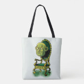 Tovenaar van Oz, Grumpy Wizard Emerald Throne Tote Bag (Achterkant)