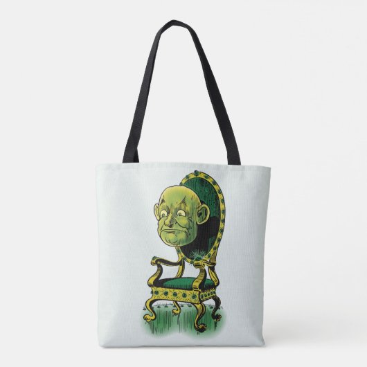 Tovenaar van Oz, Grumpy Wizard Emerald Throne Tote Bag (Achterkant)