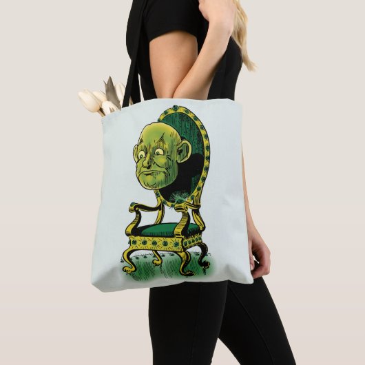 Tovenaar van Oz, Grumpy Wizard Emerald Throne Tote Bag (Dichtbij)