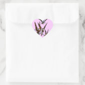 Tovenaar van Oz Hart Sticker (Tas)