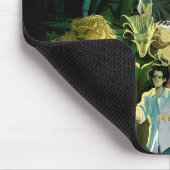 Tovenaar van Oz helden in een mogelijk muispad Muismat (Hoek)