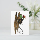  Tovenaar van Oz, het Kwaad Vliegende Monkey Pet Briefkaart (Staand voorkant)