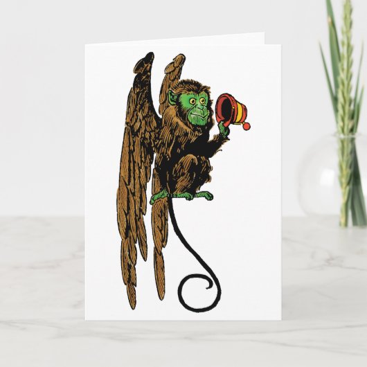 Tovenaar van Oz, het Kwaad Vliegende Monkey Pet Kaart (Voorkant)