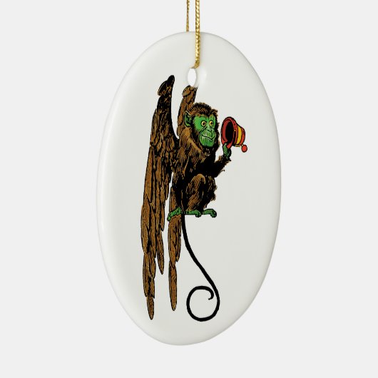 Tovenaar van Oz, het Kwaad Vliegende Monkey Pet Keramisch Ornament (Rechts)