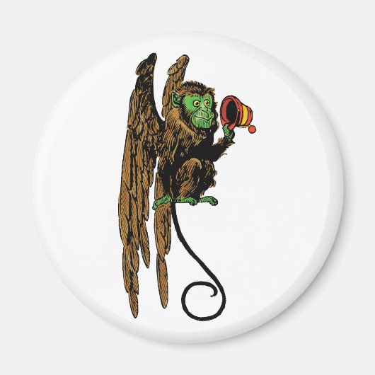 Tovenaar van Oz, het Kwaad Vliegende Monkey Pet Magneet (Voorkant)