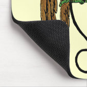 Tovenaar van Oz, het Kwaad Vliegende Monkey Pet Muismat (Hoek)