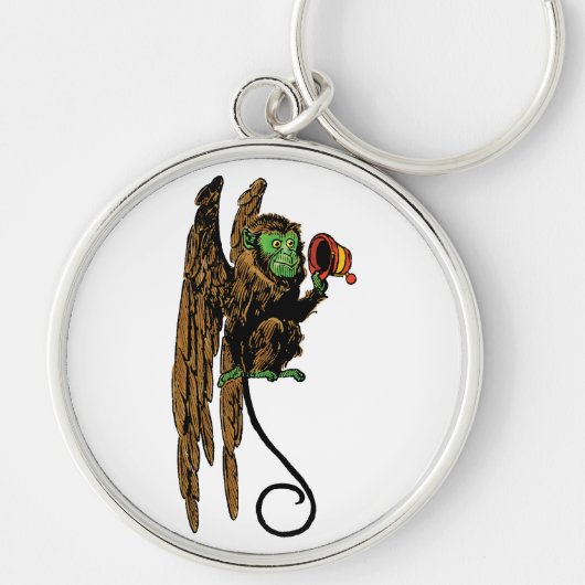 Tovenaar van Oz, het Kwaad Vliegende Monkey Pet Sleutelhanger (Voorkant)