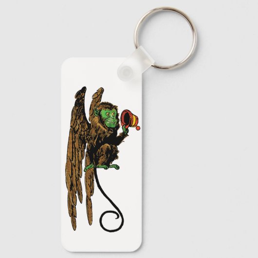 Tovenaar van Oz, het Kwaad Vliegende Monkey Pet Sleutelhanger (Achterkant)
