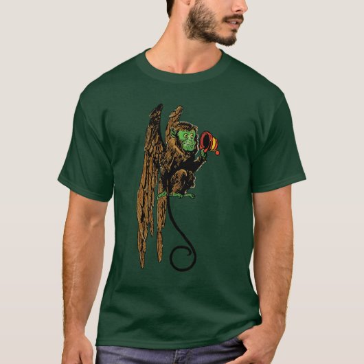  Tovenaar van Oz, het Kwaad Vliegende Monkey Pet T-shirt (Voorkant)