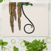 Tovenaar van Oz, het Kwaad Vliegende Monkey Pet Theedoek (Gevouwen)