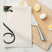 Tovenaar van Oz, het Kwaad Vliegende Monkey Pet Theedoek (Quarter Fold)