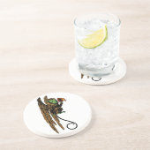  Tovenaar van Oz, het Kwaad Vliegende Monkey Pet Zandsteen Onderzetter (Zijkant)