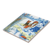  tovenaar van Oz Illustratie - Pond Tegeltje (Zijkant)