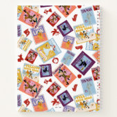 Tovenaar van Oz™ Karakter Print Gooi Patroon Notitieboek (Achterkant)