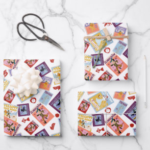 Tovenaar van Oz™ Karakterprint Toss Patroon Inpakpapier Vel