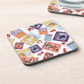 Tovenaar van Oz™ Karakterprint Worp Patroon Bier Onderzetter (Linkerzijde)