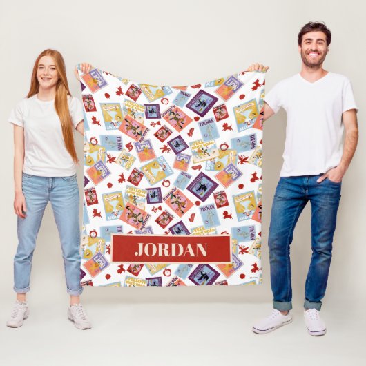 Tovenaar van Oz™ Karakterprint Worp Patroon Fleece Deken (In situ)