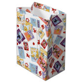 Tovenaar van Oz™ Karakterprint Worp Patroon Medium Cadeauzakje (Achterkant Gekanteld)