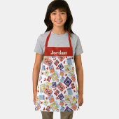 Tovenaar van Oz™ Karakterprint Worp Patroon Schort (Insitu)