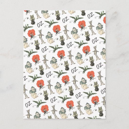 Tovenaar van Oz Karakters Briefkaart (Voorkant)