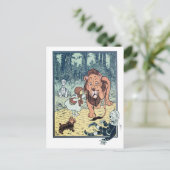  tovenaar van Oz Karakters, Gele Brick Road Briefkaart (Staand voorkant)