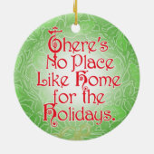  Tovenaar van Oz Keramisch Ornament (Achterkant)