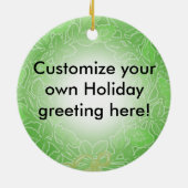  Tovenaar van Oz Keramisch Ornament (Achterkant)