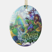 Tovenaar van Oz Keramisch Ornament (Rechts)