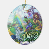 Tovenaar van Oz Keramisch Ornament (Links)