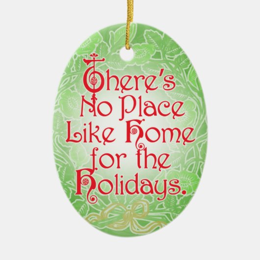  Tovenaar van Oz Keramisch Ornament (Voorkant)