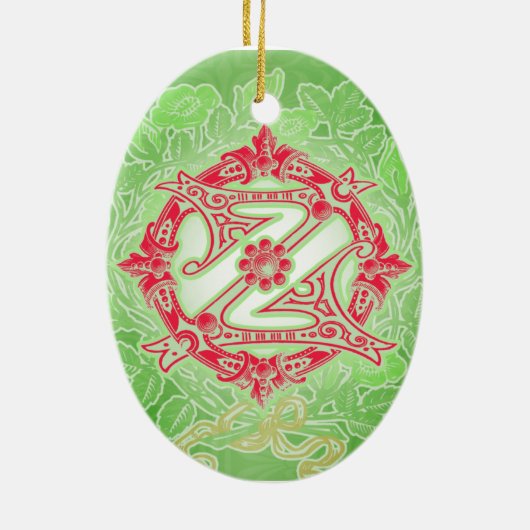  Tovenaar van Oz Keramisch Ornament (Achterkant)