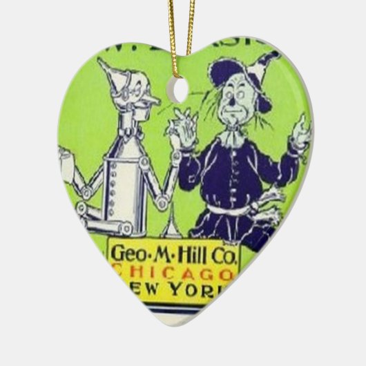 Tovenaar van Oz Keramisch Ornament (Links)