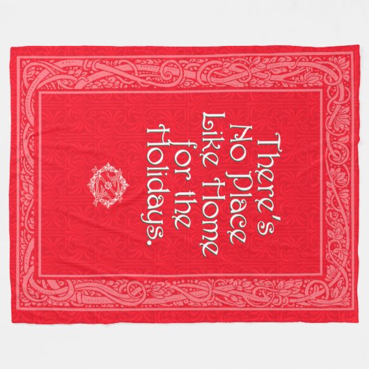  tovenaar van Oz-kerstbanket Fleece Deken (Voorkant (Horizontaal))