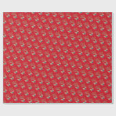 Tovenaar van Oz klassiek rood karakter Cadeaupapier (Vlak)