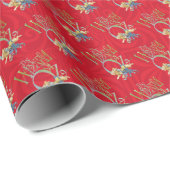 Tovenaar van Oz klassiek rood karakter Cadeaupapier (Rol Hoek)