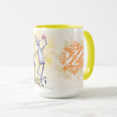 TOVENAAR VAN OZ KOFFIEBEEKER met de Blikken Man Mok (Voorkant rechts)