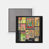 Tovenaar van Oz L Frank Baum Collage Magnet (Voorkant / Achterkant)