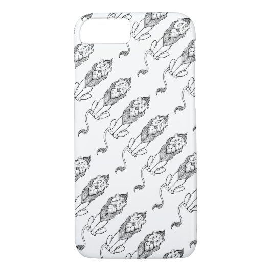  Tovenaar van Oz, laffe Lion Case-Mate iPhone Case (Achterkant)