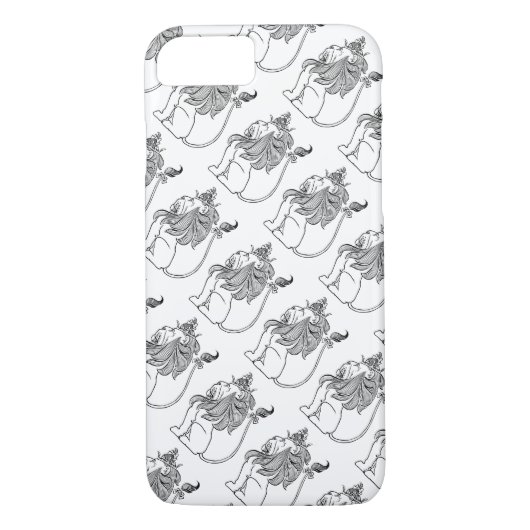  Tovenaar van Oz, laffe Lion met Kroon Case-Mate iPhone Case (Achterkant)