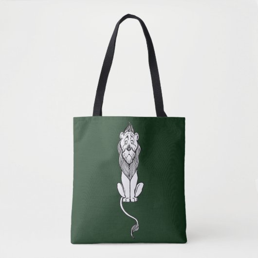  Tovenaar van Oz, laffe Lion Tote Bag (Voorkant)