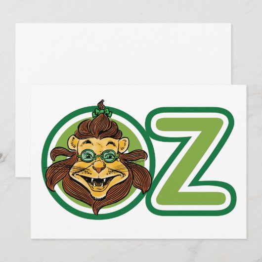  tovenaar van Oz, leeuw in de letter O (Voorkant / Achterkant)