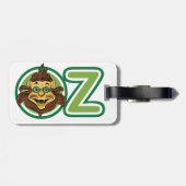  tovenaar van Oz, leeuw in de letter O Bagagelabel (Achterkant horizontaal)