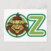  tovenaar van Oz, leeuw in de letter O Briefkaart (Voorkant)