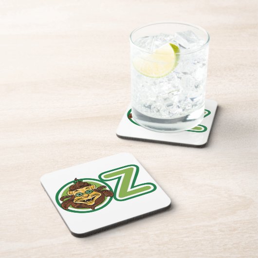  tovenaar van Oz, leeuw in de letter O Drankjes Onderzetter (Rechterzijde)