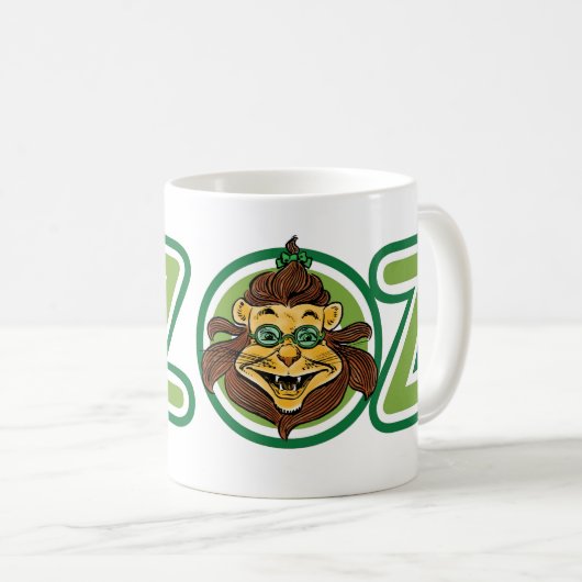  tovenaar van Oz, leeuw in de letter O Koffiemok (Voorkant rechts)