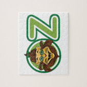 tovenaar van Oz, leeuw in de letter O Legpuzzel (Verticaal)