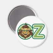 tovenaar van Oz, leeuw in de letter O Magneet (Voorkant / Achterkant)